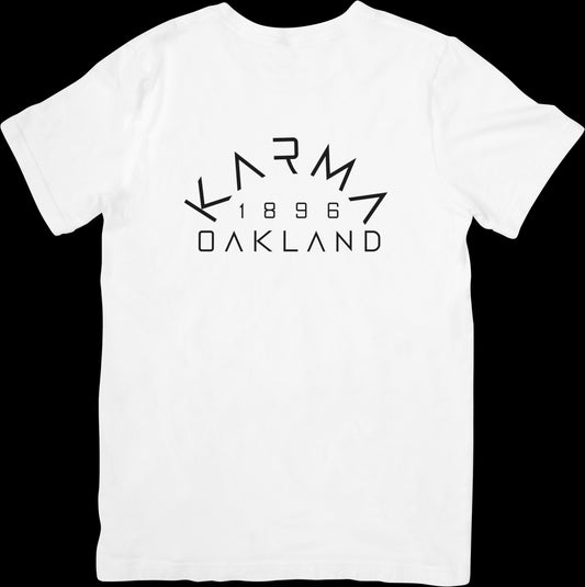 KARMA 1896 Curve Logo Classic Cotton Tee – Unisex Fit
